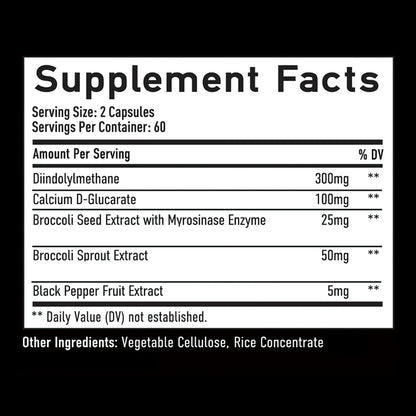 DIM 300mg Capsules for Hormone Balance and Fitness