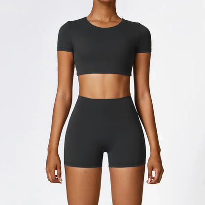 High Waist Seamless Gym Set