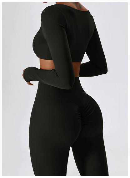 2-Piece Women Tracksuit Yoga Set