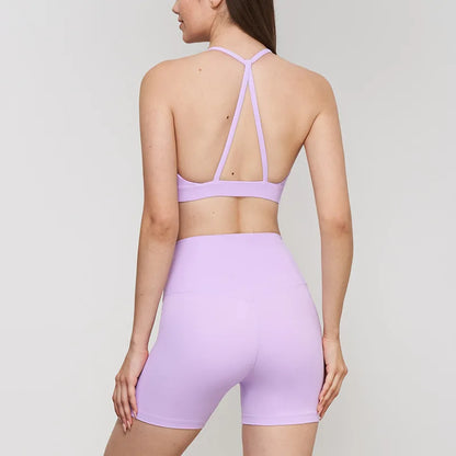 Breathable Shockproof Vest High Waist Shorts