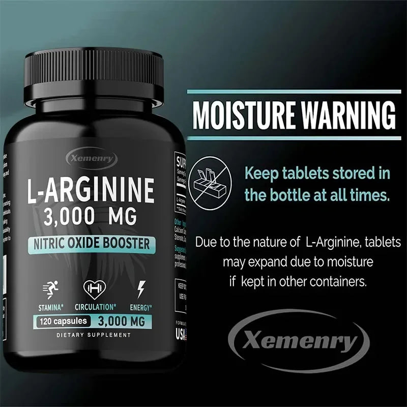 L-Arginine 3000mg Capsules
