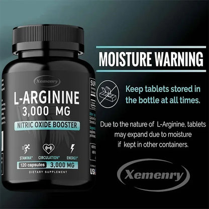L-Arginine 3000mg Capsules