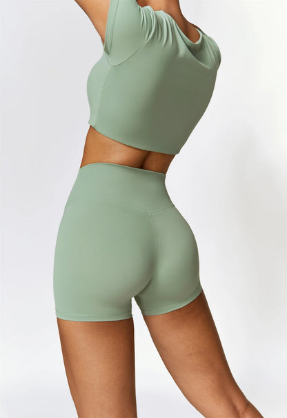 High Waist Seamless Gym Set