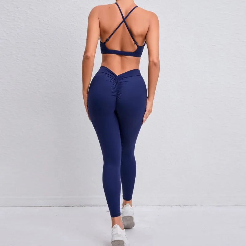 Beauty Back Bra Hip-lifting Nude Feel Pants Set