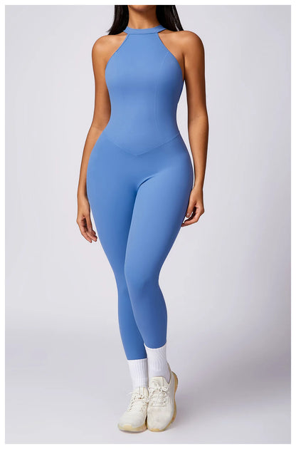Backless Quick-Dry Yoga Jumpsuit