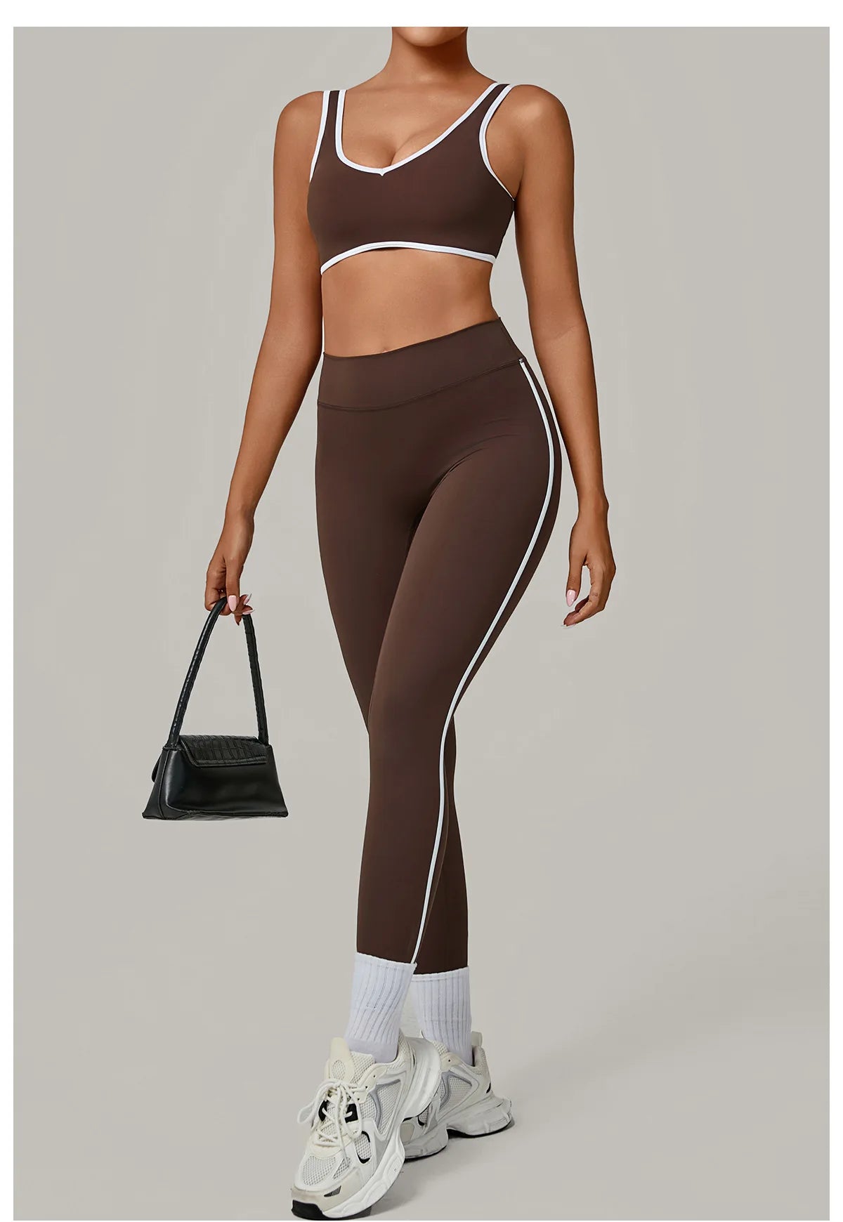 High-Waisted Butt-Lifting Women's Seamless Yoga Set