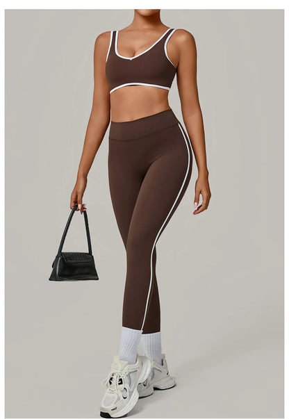 High-Waisted Butt-Lifting Women's Seamless Yoga Set