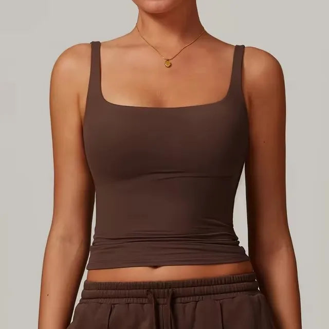 Shockproof Women Gym Workout Tank Top