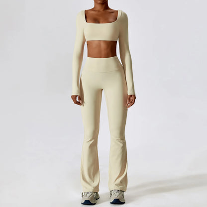 2-Piece Women Tracksuit Yoga Set