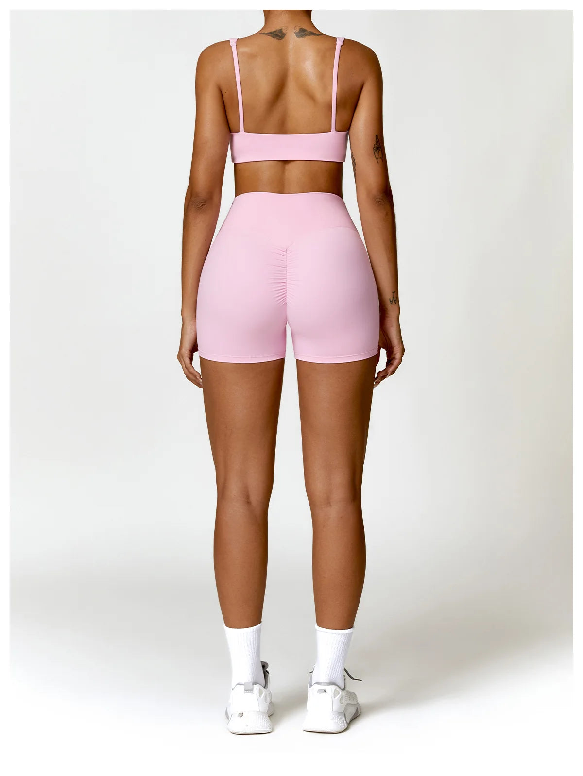 Long Sleeve Crop Top & High-Waist Leggings