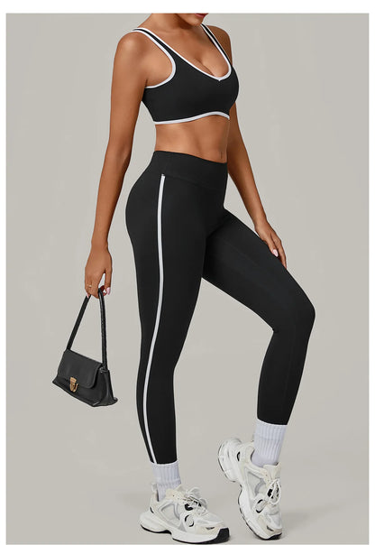 High-Waisted Butt-Lifting Women's Seamless Yoga Set