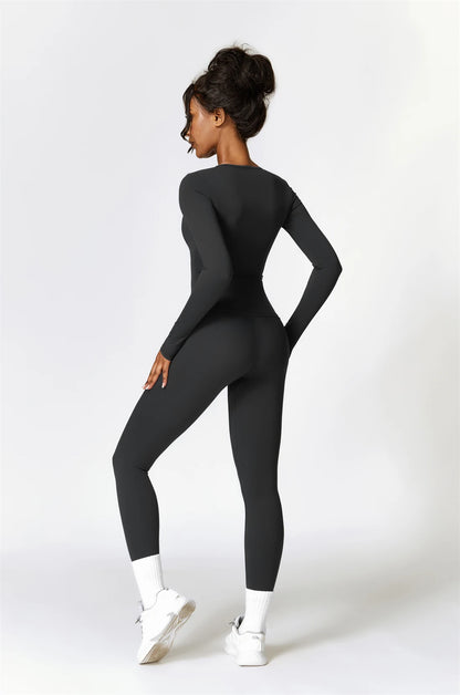 High Waist Seamless Gym Set