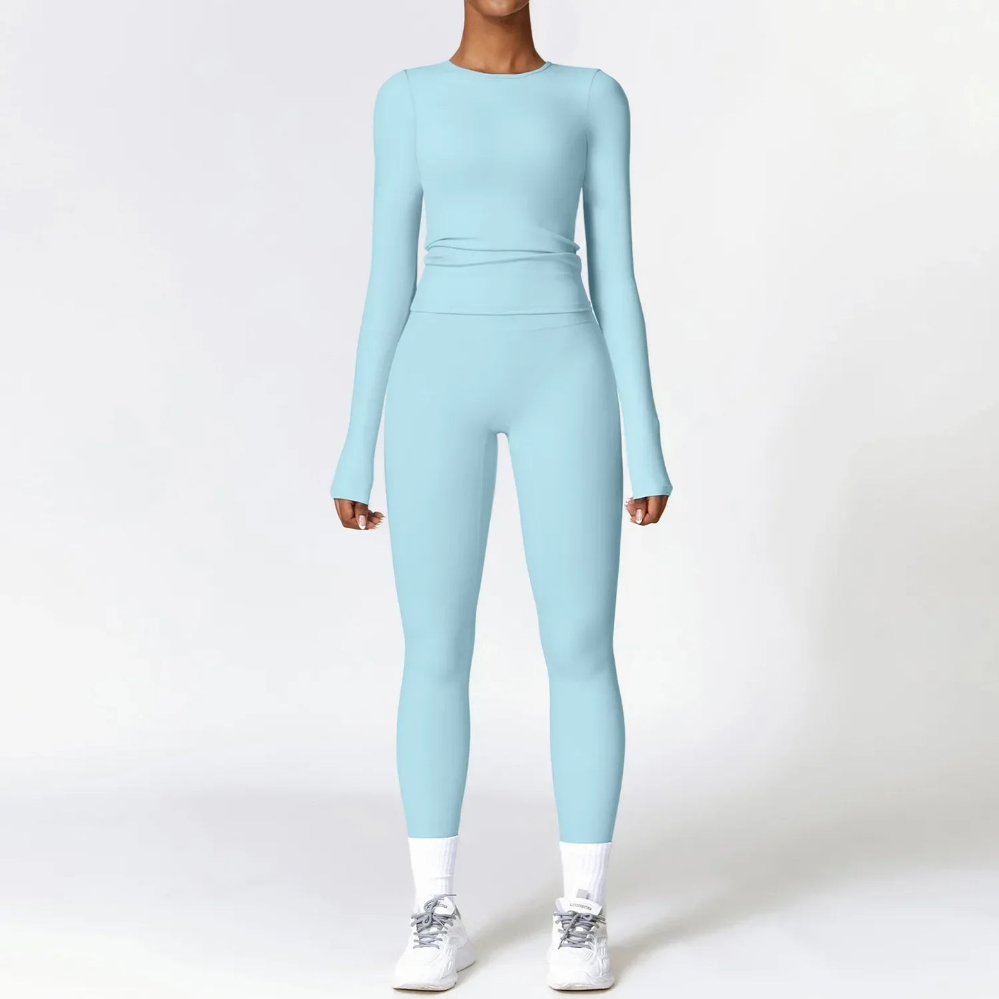 High Waist Seamless Gym Set