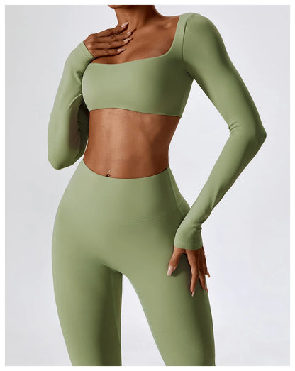 2-Piece Women Tracksuit Yoga Set