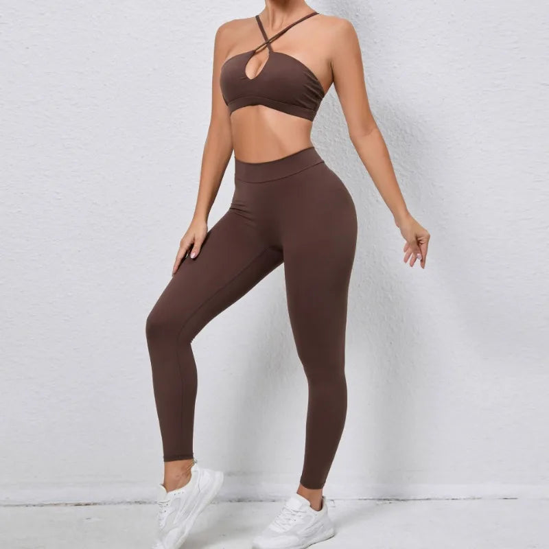 Beauty Back Bra Hip-lifting Nude Feel Pants Set