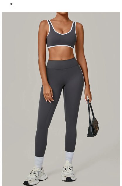 High-Waisted Butt-Lifting Women's Seamless Yoga Set