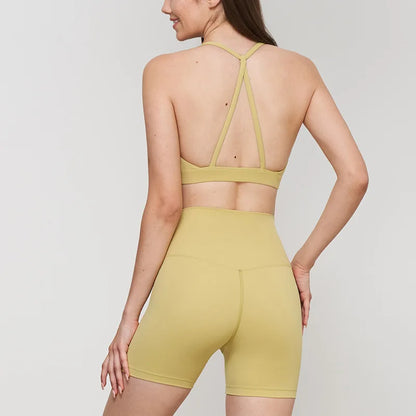 Breathable Shockproof Vest High Waist Shorts