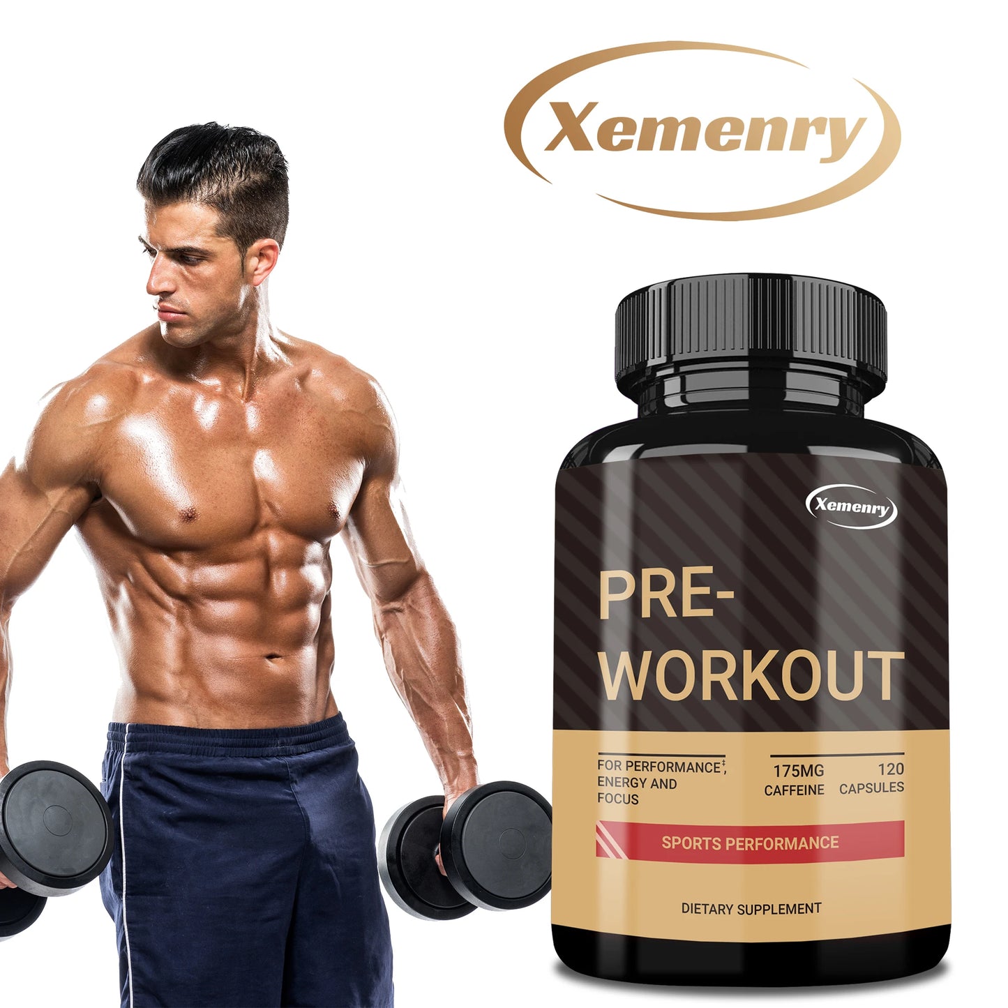 Pre-Workout Supplement with Creatine Monohydrate