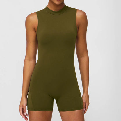 Sexy Back V Jumpsuits Women's Tracksuit Yoga Set
