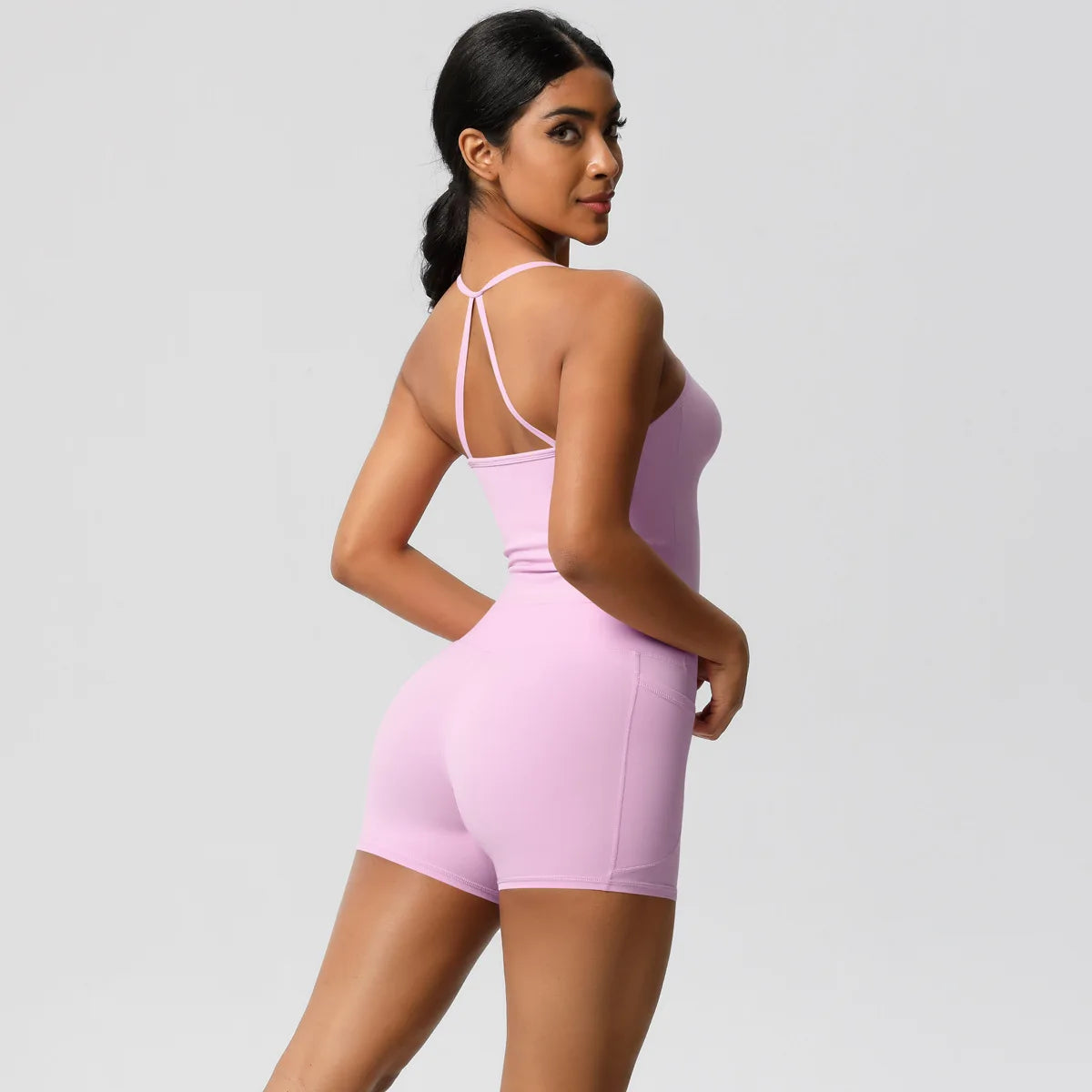 Quick Drying Brushed Sling Yoga Shorts