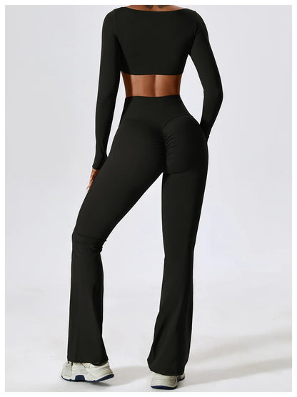 2-Piece Women Tracksuit Yoga Set