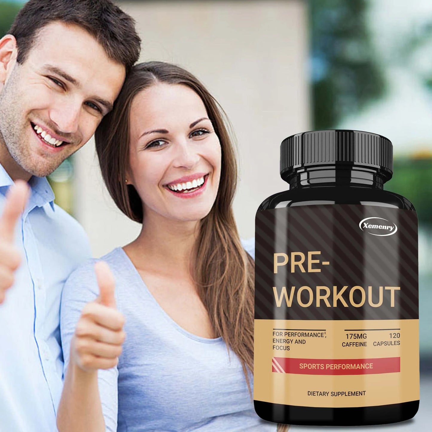 Pre-Workout Supplement with Creatine Monohydrate