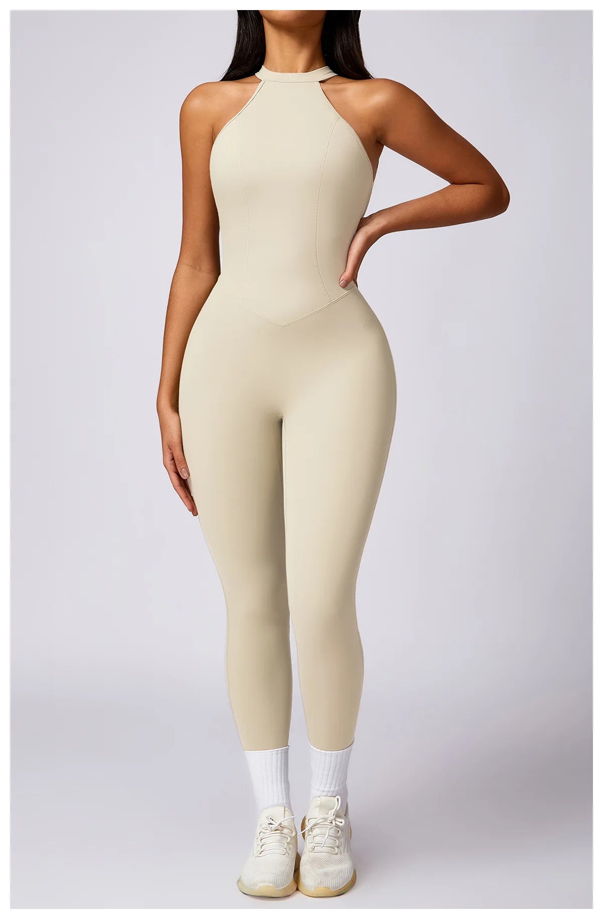 Backless Quick-Dry Yoga Jumpsuit