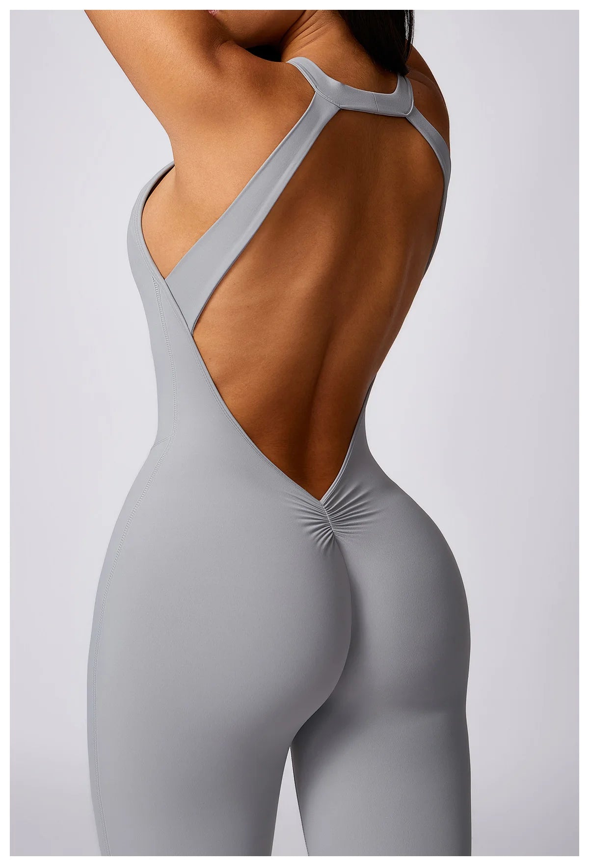 Backless Quick-Dry Yoga Jumpsuit