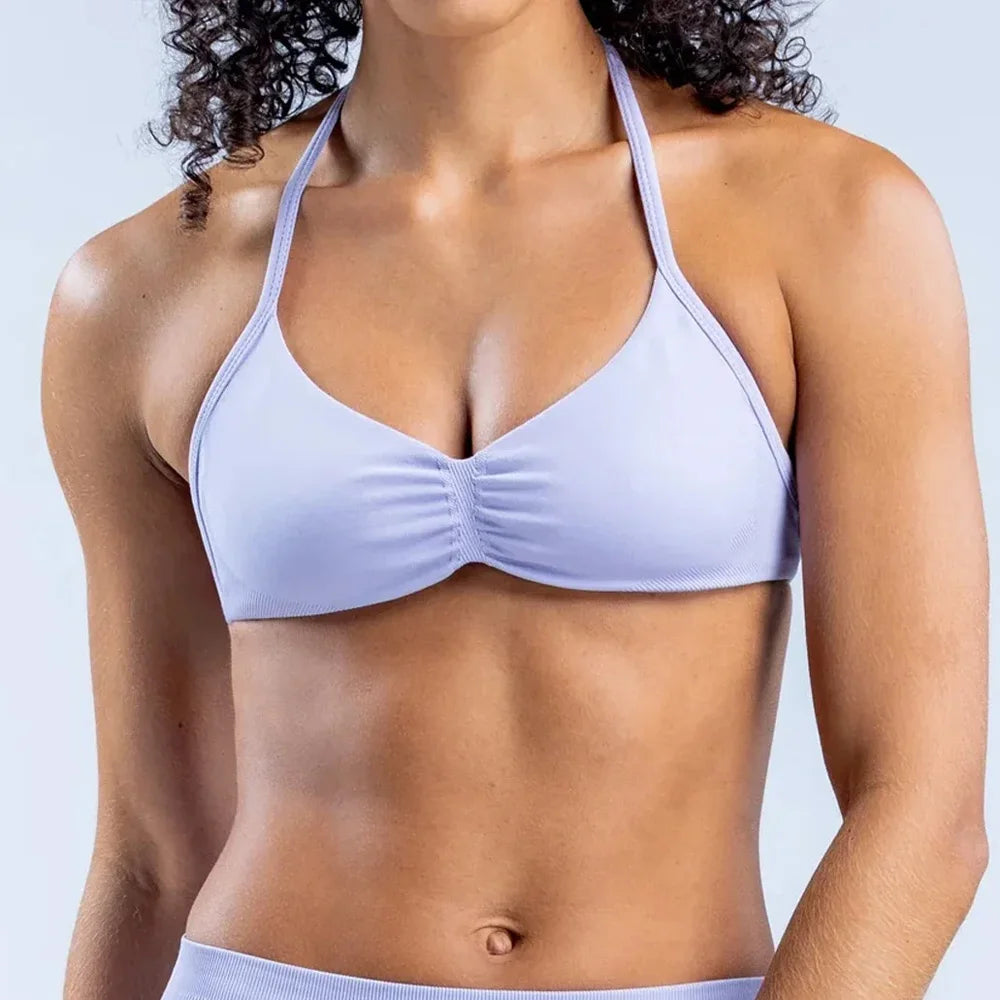 Front Motion Scrunch Seamless Gym Top
