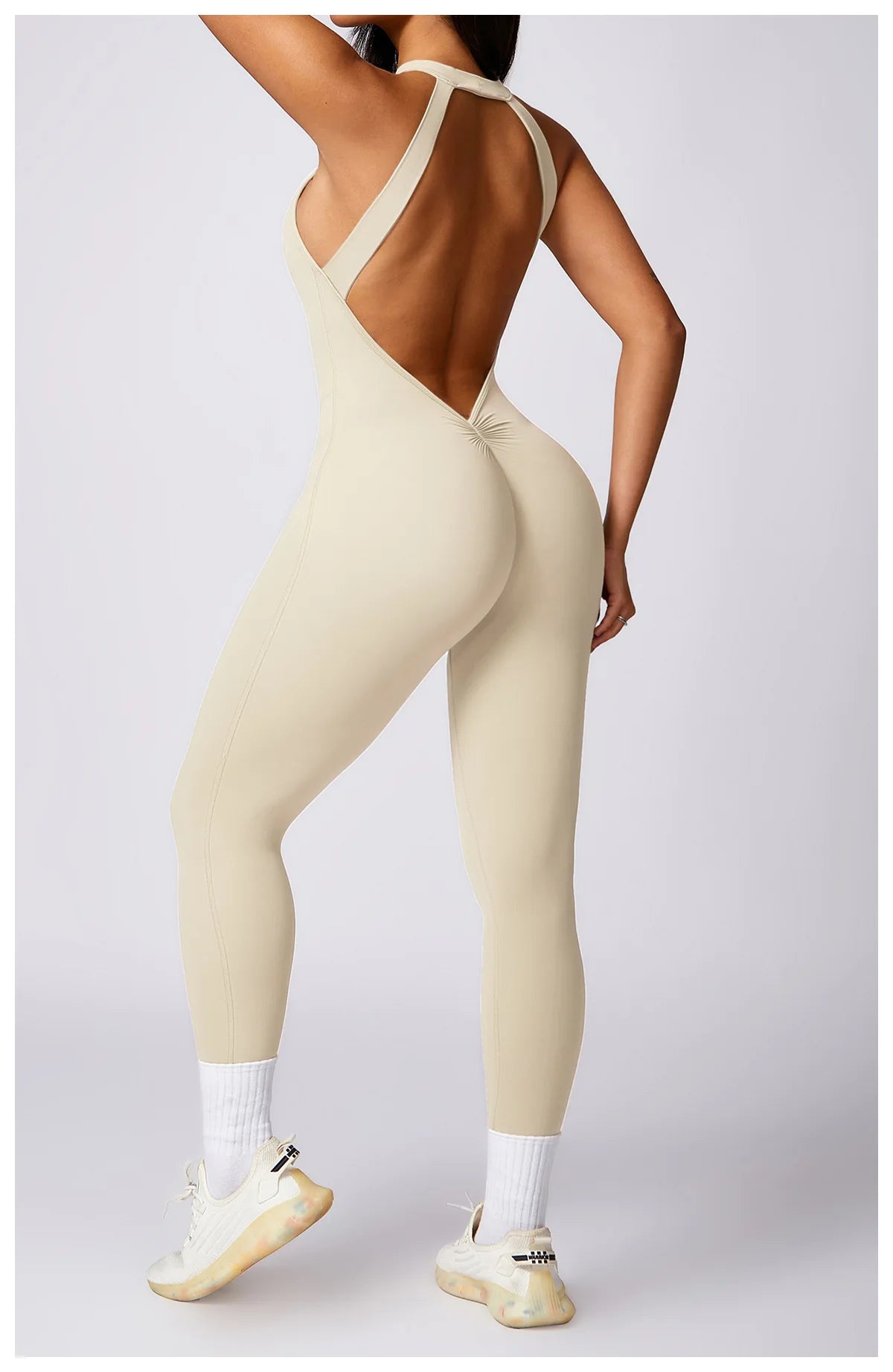 Backless Quick-Dry Yoga Jumpsuit