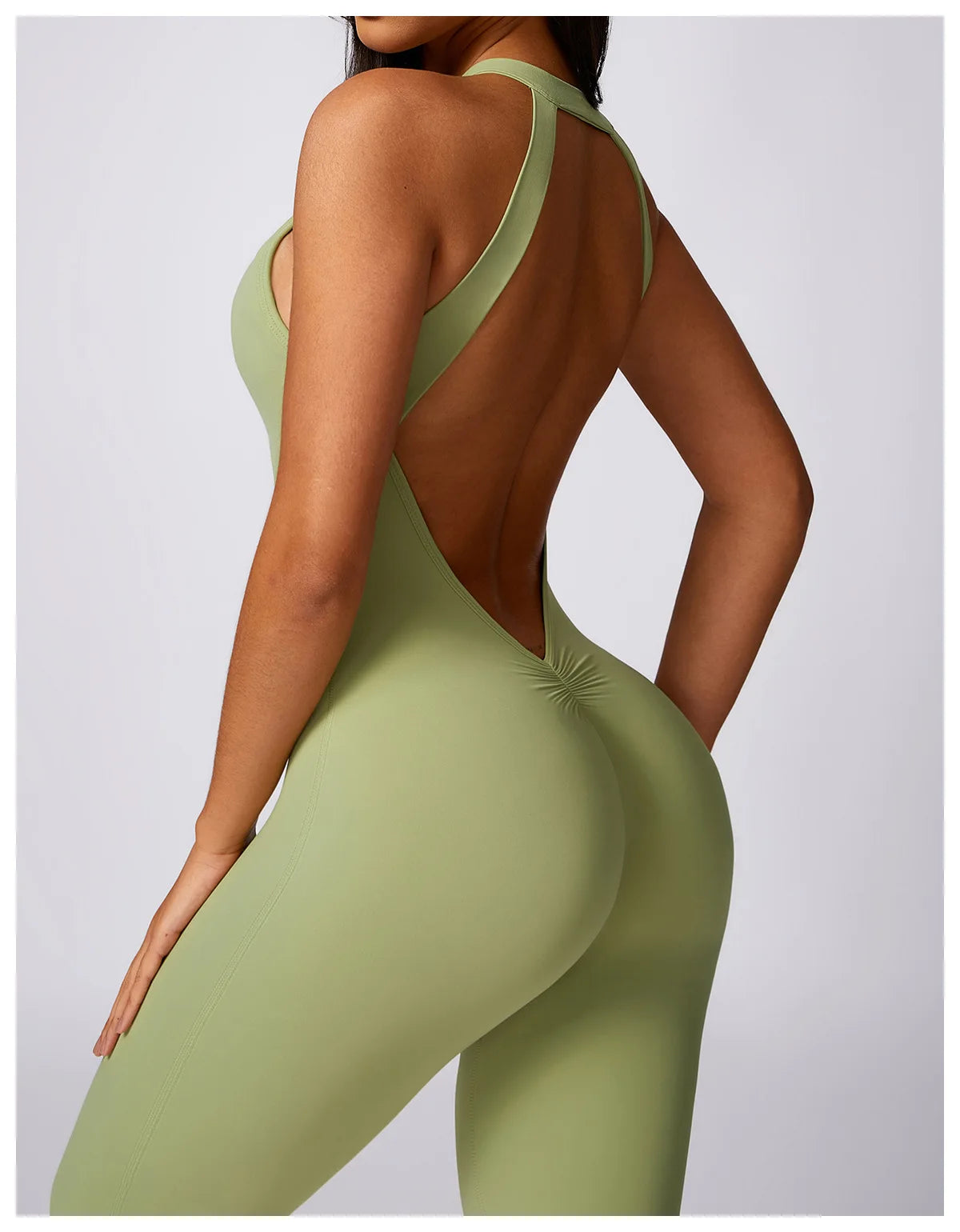 Backless Quick-Dry Yoga Jumpsuit