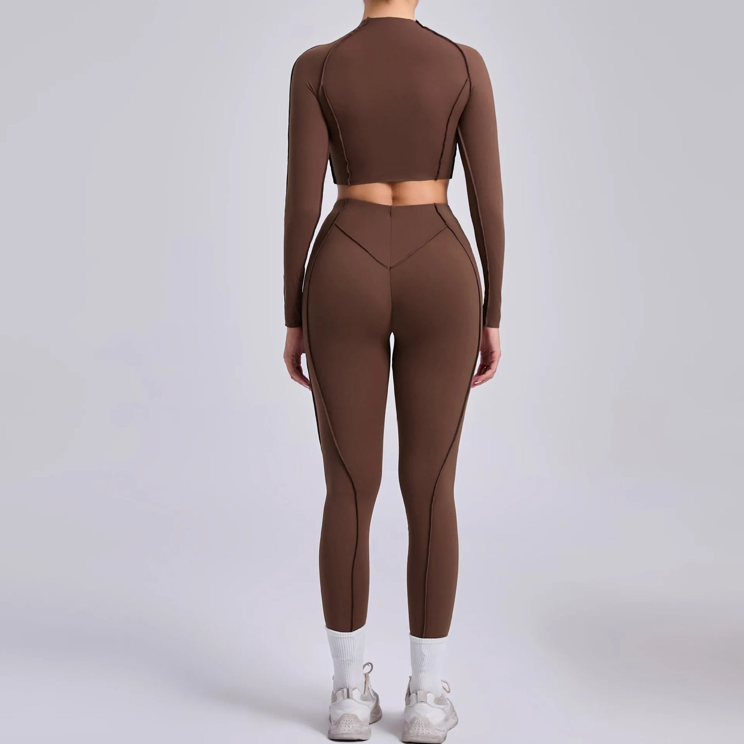 High Waist Skinny Breathable Seamless Yoga Set