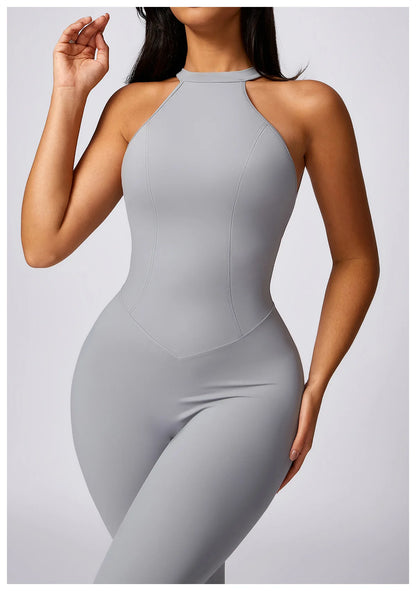Backless Quick-Dry Yoga Jumpsuit