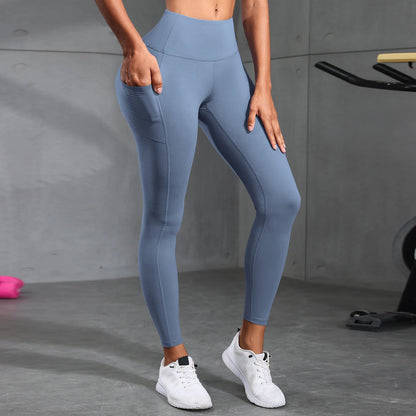 High-Waisted Yoga Pants with Pockets