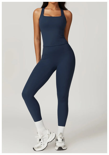 Short Sleeve Female Yoga Short Skirt Tracksuit