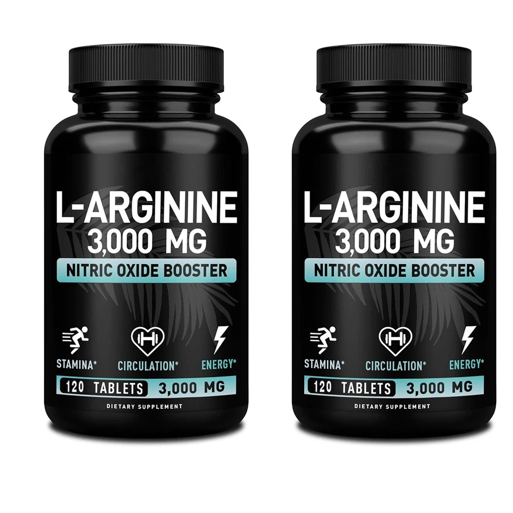 L-Arginine 3000mg Capsules for Muscle Growth and Energy