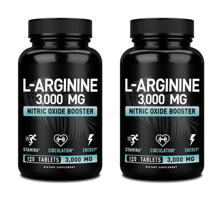 L-Arginine 3000mg Capsules for Muscle Growth and Energy