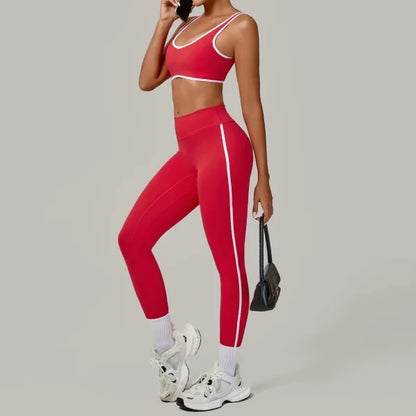 High-Waisted Butt-Lifting Women's Seamless Yoga Set