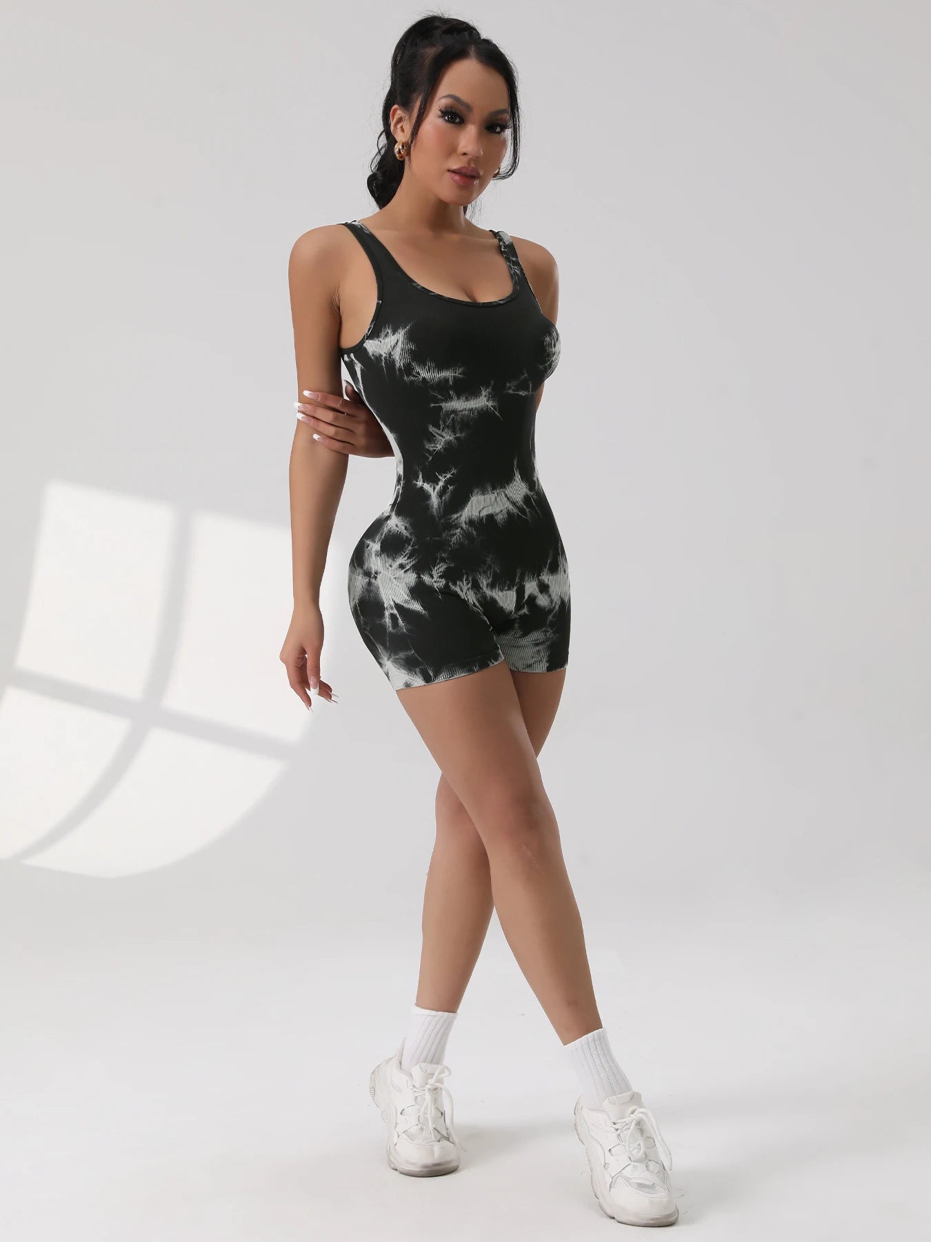 Backless Sleeveless Gym Jumpsuit