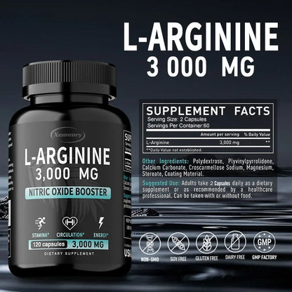 L-Arginine 3000mg Capsules