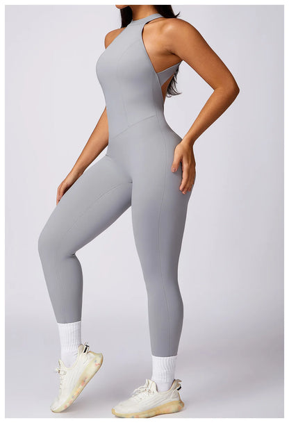Backless Quick-Dry Yoga Jumpsuit
