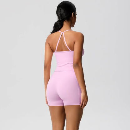 Quick Drying Brushed Sling Yoga Shorts