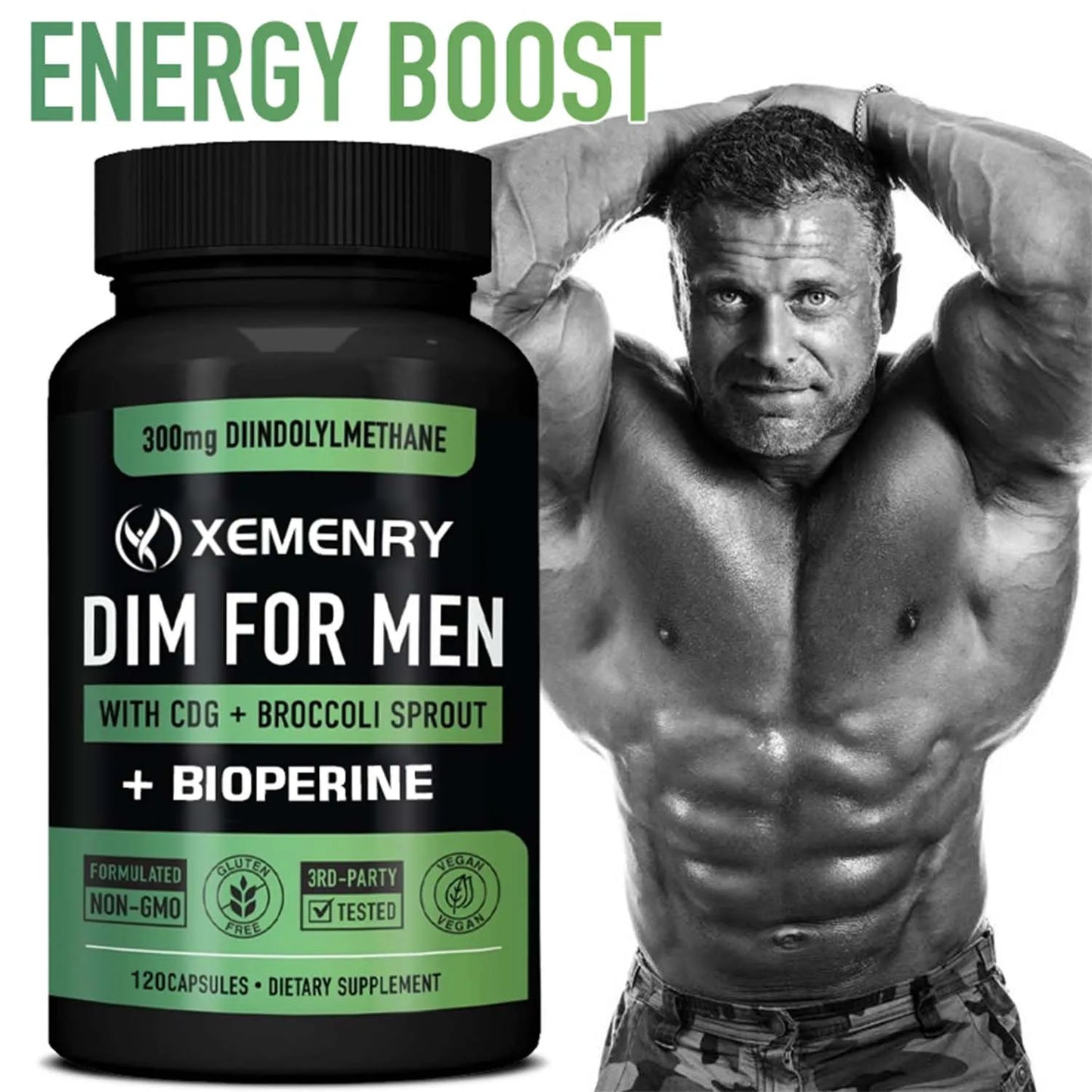 DIM 300mg Capsules for Hormone Balance and Fitness