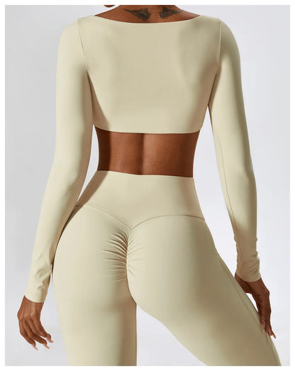 2-Piece Women Tracksuit Yoga Set