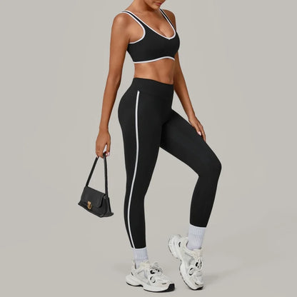 High-Waisted Butt-Lifting Women's Seamless Yoga Set