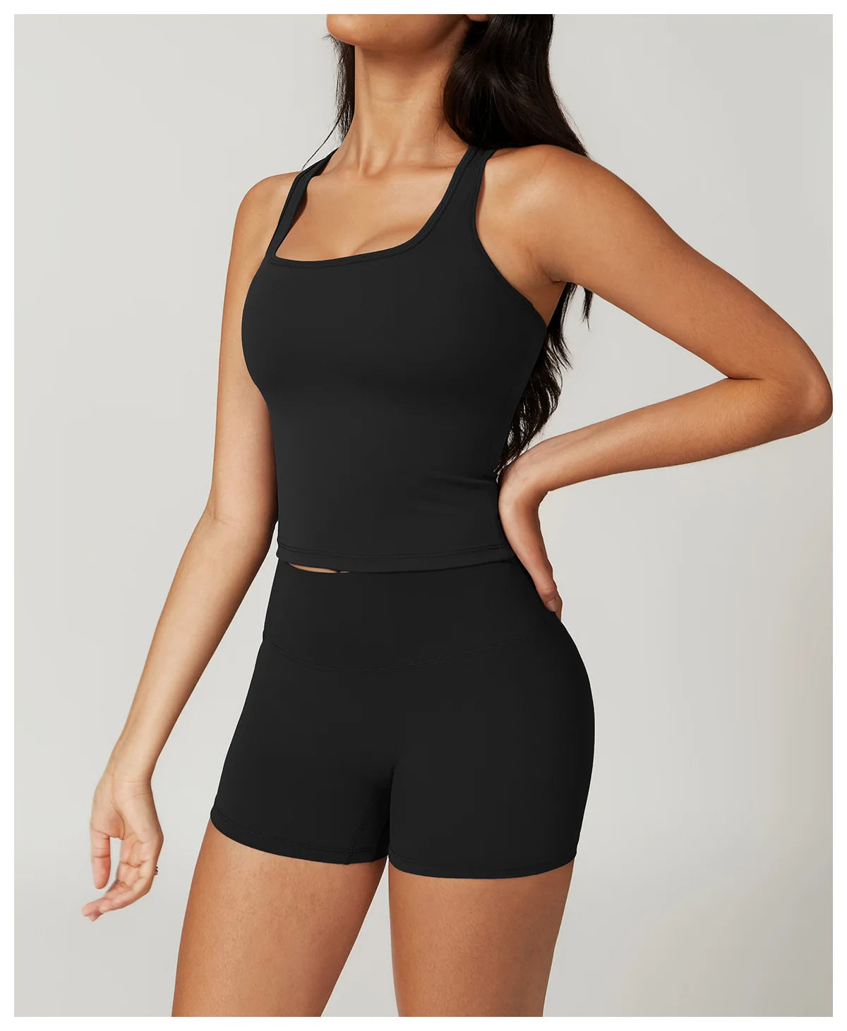 Short Sleeve Female Yoga Short Skirt Tracksuit