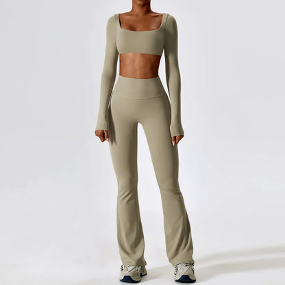 2-Piece Women Tracksuit Yoga Set