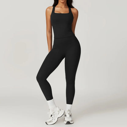 Short Sleeve Female Yoga Short Skirt Tracksuit