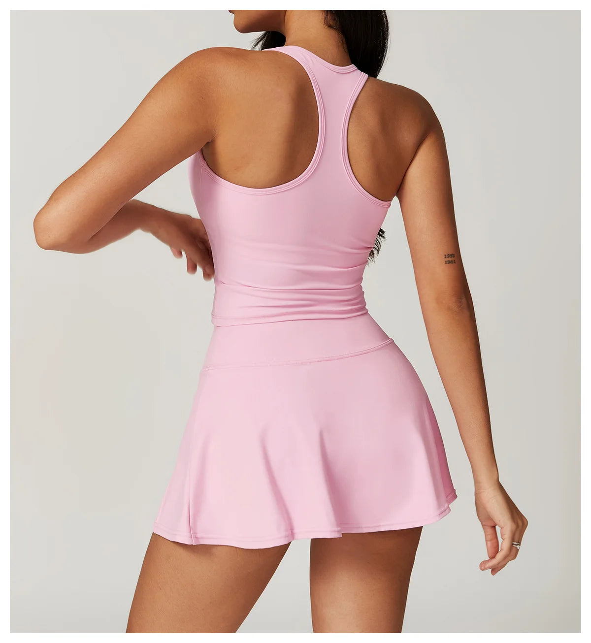 Short Sleeve Female Yoga Short Skirt Tracksuit