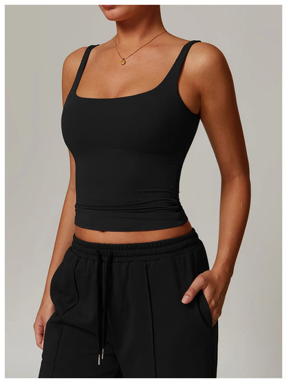 Shockproof Women Gym Workout Tank Top